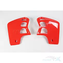 Rote Kühlerschutzgitter UFO Plast Honda CR 500 89-01