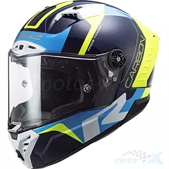 Integralhelm LS2 FF805 Thunder C Racing1 Blau Hi-Vis Gelb