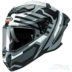 Integralhelm, schwarz-grau-weiß, Caberg Drift Evo II Horizon