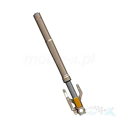 Vorderrad Stoßdämpfer rechts, Titanfarbe, verbesserte Version, Zontes G1 125