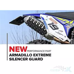 Auspuffschutz, universal, schwarz, Polisport Armadillo Extrem