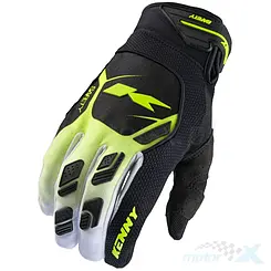 Offroad-Motorradhandschuhe, schwarz-gelb-fluo, Kenny Racing Safety
