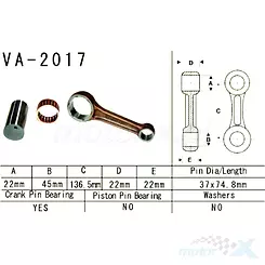 Vesrah VA-2017 Zugstange