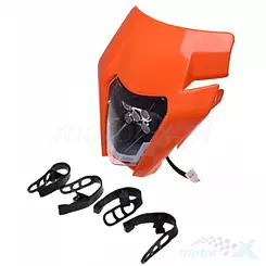 Universelle LED-Frontleuchte, Orange, WM Motor