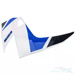 Vordere rechte Seitenverkleidung Weiß-Blau Zipp Pro XT RS 125