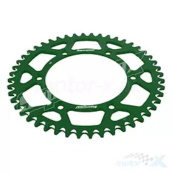 Hinteres Kettenrad 520 49 Zähne, Supersprox 489 (JTR460), Aluminium 7075-T6 ERGAL, grün