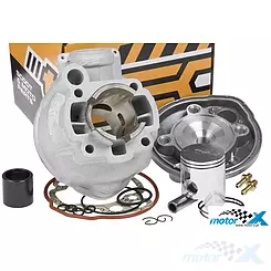 Kompletter Zylinder mit Zylinderkopf Tec Alu 50cc, Minarelli AM