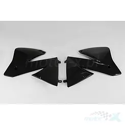 Schwarze Kühlerschutzgitter UFO Plast KTM SX / EXC 01-02