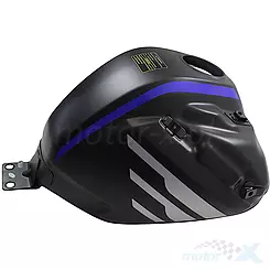 Kraftstofftank, schwarz 005Z, mit Aufklebern, QJMotor SRT 800 S / SRT 800 SX