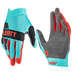 Motorradhandschuhe für Kinder, blau-schwarz-rot, Leatt 1.5 GripR Mini