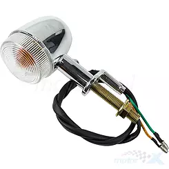 Linker hinterer Blinker Chrom Romet SCMB 250