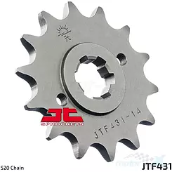 Vorderes Kettenrad 520 14 Zähne JT Sprockets JTF431