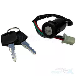 Zündschalter ein/aus, 4-Pin-Stecker, Mini Cross / Pocket Bike / Mini ATV 50-70-100-125