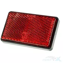Rückstrahler hinten rechteckig rot