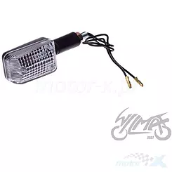 Blinker M8 mini schwarz langer weißer Scheinwerfer