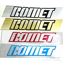 Aufkleber große romet silber