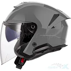 Offener Helm LS2 OF618 Verso II Solid Nardo Grau