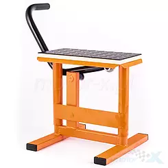 Ständer, Motorradheber mit Gummi, orange, HLP Enduro / Cross