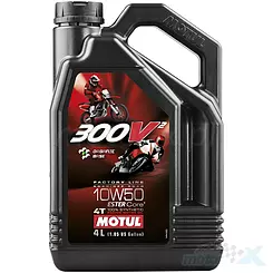 Motoröl 4T Motul 300V2 Factory Line Racing synthetisch 10W50 4L