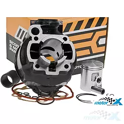 Zylinder komplett 50cc Gusseisen Bolzen 12mm Tec HQ Minarelli AM6 / 1E40MB 50 2T LC
