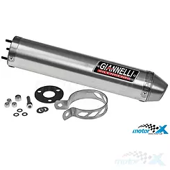 Auspuffblende Giannelli Strada Aluminium, Aprilia RS 125 94-10 / Tuono 125 03-04 (E)
