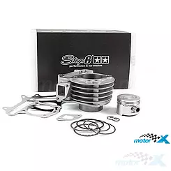 Zylinder Kit 47.00mm 80cc 13mm Kolbenbolzen Stage6 Racing 139QMB GY6 4T (ohne Zylinderkopf)