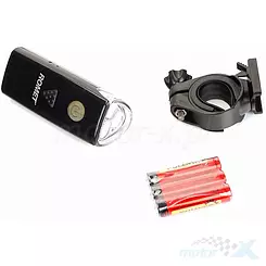 Lampa vorne 3-LED Batterie betrieben schwarz Farbe Mod. R-101 Blister et/logo ROMET