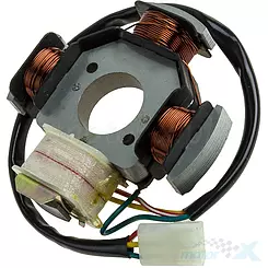 Stator Zündspule, Lichtmaschinenstator, 4 Spulen Peugeot Fox / 103 / SPX / MVL