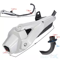 Barton Street-R 125 Schalldämpfer