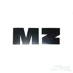 Schwarze MZ Tankbuchstaben 