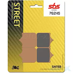 Gesinterte Bremsbeläge SBS Sinter Street 762HS