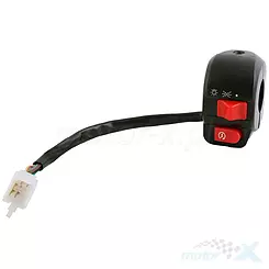 Rechter Kombischalter, Stecker 6 Pins, 6 Kabel, Romet Retro 6