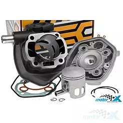 Zylinder Komplett mit Kopf 47.00mm 70cc 10mm Bolzen TEC Sport Minarelli LC