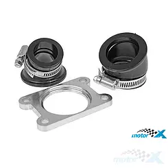 Ansaugstutzen 101 Octane Racing, 24mm / 32mm Befestigung, Minarelli AM