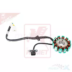 Stator Zündspule, Lichtmaschinenstator, Romet Pony Mini Euro 4 /12Spulen./