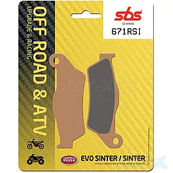 Gesinterte Bremsbeläge SBS Sinter Off Road 671RSI
