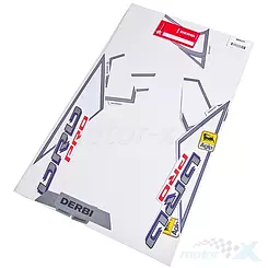 Aufkleber, Set, Derbi Senda SM DRD Pro 05-11 (Karosseriefarbe: Weiß 2008)