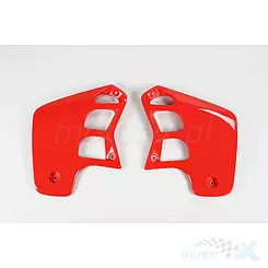 Rote Kühlerschutzgitter UFO Plast Honda CR 125 / 250 88-90