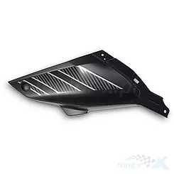 Vordere rechte Seitenabdeckung, schwarz 001Z, mit Aufklebern, QJMotor SRT 800 S / SRT 800 SX