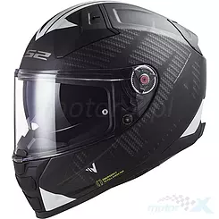 Integralhelm LS2 FF811 Vector II Splitter Black White