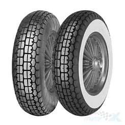 Mitas Rollerreifen 4.00-8C B-13 66J TT 4PR WWW WEIßWAND vorne/hinten