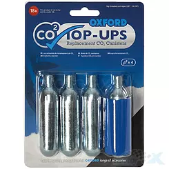 CO2-Kartuschen für Reifenfüller, 16g, 4 Stück