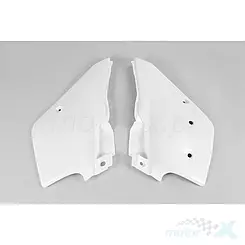 Hintere obere Kotflügel komplett Set weiß UFO Plast Kawasaki KDX 200 95-
