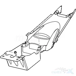 Hinterradkotflügel Benelli 502C