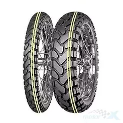 Dual Sport Motorradreifen Mitas 110/80-19 ENDURO TRAIL+ DAKAR (DOPPELTER GELBER STREIFEN) 59H M+S vorne