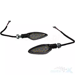 LED Blinker mit Zulassung, M10 Gewinde, 15 Leds, Abiwa Arrow