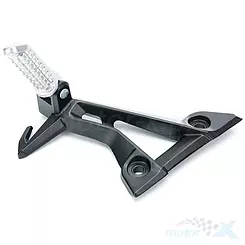 Linke Sozius-Fußrastenhalterung mit Fußraste, Romet Arrow Fly RS 50