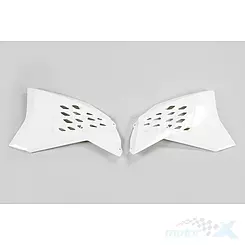Weiße Kühlerschutzgitter UFO Plast KTM SX / SX-F / EXC 07-11