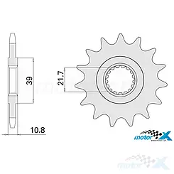 Kettenrad vorne Chiaravalli 520, 16Z, Yamaha YZF 600 R6 03-15