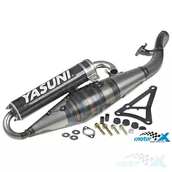 Auspuff Yasuni Z Carbon Black Edition, Minarelli horizontal (Homologation)